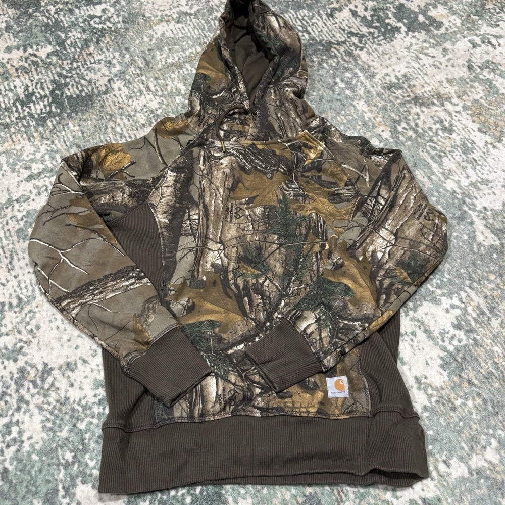 Carhartt‎ Women's Avondale Camo Pullover Sweatshirt Realtree Small(4-6)